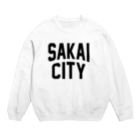 JIMOTO Wear Local Japanの坂井市 SAKAI CITY Crew Neck Sweatshirt