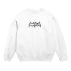 サイキナオの並ぶ猫 Crew Neck Sweatshirt