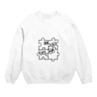 midobaziのパズルず Crew Neck Sweatshirt