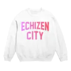 JIMOTOE Wear Local Japanの越前市 ECHIZEN CITY Crew Neck Sweatshirt