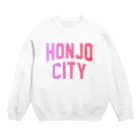 JIMOTOE Wear Local Japanの本庄市 HONJO CITY Crew Neck Sweatshirt