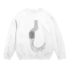 junsen　純仙　じゅんせんのJUNSEN（純仙）古代人が考えた未来の時計 Crew Neck Sweatshirt