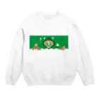 ジルトチッチのデザインボックスの野球と犬のわんわんナンバーワン Crew Neck Sweatshirt