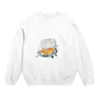 おかかのはるばるやってきたパン達 Crew Neck Sweatshirt