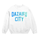JIMOTOE Wear Local Japanの太宰府市 DAZAIFU CITY Crew Neck Sweatshirt