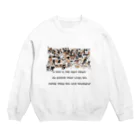 think-a worksのワンコ大集合！ Crew Neck Sweatshirt