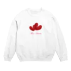 savannahのTwin Hearts Crew Neck Sweatshirt