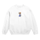 初恋商店のこうかいくん Crew Neck Sweatshirt