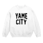 JIMOTOE Wear Local Japanの八女市 YAME CITY Crew Neck Sweatshirt