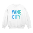 JIMOTOE Wear Local Japanの八女市 YAME CITY Crew Neck Sweatshirt