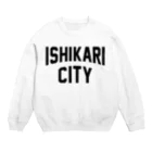 JIMOTOE Wear Local Japanの石狩市 ISHIKARI CITY Crew Neck Sweatshirt