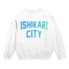 JIMOTOE Wear Local Japanの石狩市 ISHIKARI CITY Crew Neck Sweatshirt