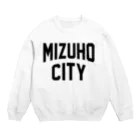 JIMOTOE Wear Local Japanの瑞穂市 MIZUHO CITY Crew Neck Sweatshirt
