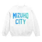 JIMOTOE Wear Local Japanの瑞穂市 MIZUHO CITY Crew Neck Sweatshirt
