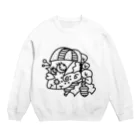 みッくスの〜不思議シリーズ〜モノクロ❺ Crew Neck Sweatshirt