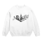 LUNARHOLIC STOREの-Noir+Angelique- メモリアルイラスト柄シリーズ Crew Neck Sweatshirt