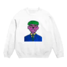 mogmog モグモグの犬人間 Crew Neck Sweatshirt