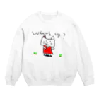 ぺろりんのめすねこ Crew Neck Sweatshirt