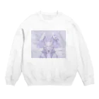 あくむ病院の電子のうさぎ。（鈴子らん） Crew Neck Sweatshirt