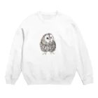 森図鑑の[森図鑑] モリフクロウ Crew Neck Sweatshirt