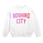 JIMOTOE Wear Local Japanの能代市 NOSHIRO CITY Crew Neck Sweatshirt