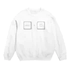 sapphirusのctrl+c コピー Crew Neck Sweatshirt