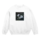 カニカマの大群🦀の犬ちゃん Crew Neck Sweatshirt