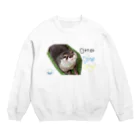 LOUTRE～カワウソと過ごす時間～のカワウソおだし Crew Neck Sweatshirt