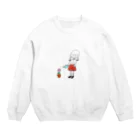 私の落書き帳のみずやりおさげちゃん Crew Neck Sweatshirt