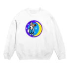 虹色PLUSの夢の国へ　ジャックラッセルテリア犬 Crew Neck Sweatshirt