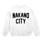 JIMOTOE Wear Local Japanの中野市 NAKANO CITY Crew Neck Sweatshirt