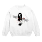 そらの負傷天使ちゃん Crew Neck Sweatshirt