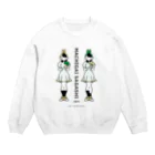 38　サンパチのまちがいさがしシリーズ#02「双子コーデ」　カラーB Crew Neck Sweatshirt