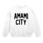 JIMOTOE Wear Local Japanの奄美市 AMAMI CITY Crew Neck Sweatshirt