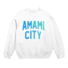 JIMOTOE Wear Local Japanの奄美市 AMAMI CITY Crew Neck Sweatshirt