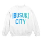 JIMOTOE Wear Local Japanの指宿市 IBUSUKI CITY Crew Neck Sweatshirt