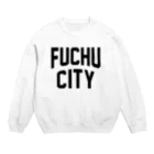 JIMOTOE Wear Local Japanの府中市 FUCHU CITY Crew Neck Sweatshirt