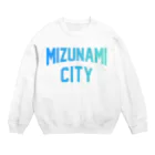 JIMOTOE Wear Local Japanの瑞浪市 MIZUNAMI CITY Crew Neck Sweatshirt