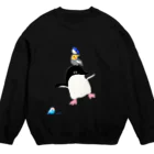 LittleLoroのアデリーペンギンの浮かれ具合 Crew Neck Sweatshirt