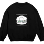 FirenzeBAR ADOMANIのランプレドットのイラスト　白文字 Crew Neck Sweatshirt