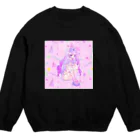 夢乃中もなかのうさ耳ナース Crew Neck Sweatshirt