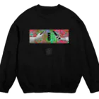 K-creationの指相撲(赤)/スウェット Crew Neck Sweatshirt