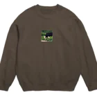 THANKSのもうもう牛さんぺろりんちょ Crew Neck Sweatshirt