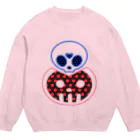 Ａ’ｚｗｏｒｋＳのどくろくんとどくろちゃん Crew Neck Sweatshirt