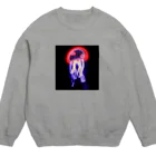 mmmzKのjellyfish_ネオン Crew Neck Sweatshirt