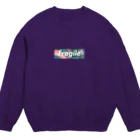 blankblackのPaint on fragile Crew Neck Sweatshirt