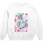 ティダのギブスちゃん Crew Neck Sweatshirt