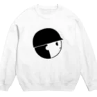 はてなのブラック大チェッカーくん（仮） Crew Neck Sweatshirt