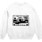 ほつれてピピック🚯のしろくろ Crew Neck Sweatshirt