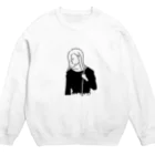 AliviostaのGirl ガール #4イラスト Crew Neck Sweatshirt